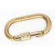 Steel Locking Carabiner - MBS: 25 kN  PCA-1276